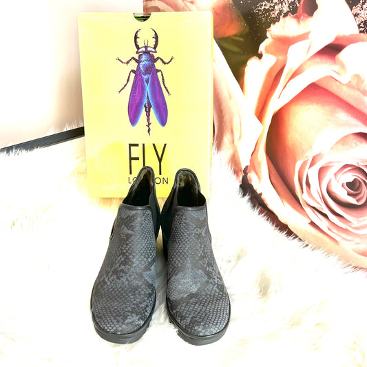 Fly London NWT Wedge Booties