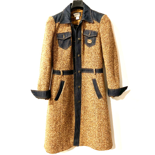Dolce & Gabbana 3/4 Length Wool Blend Jacket